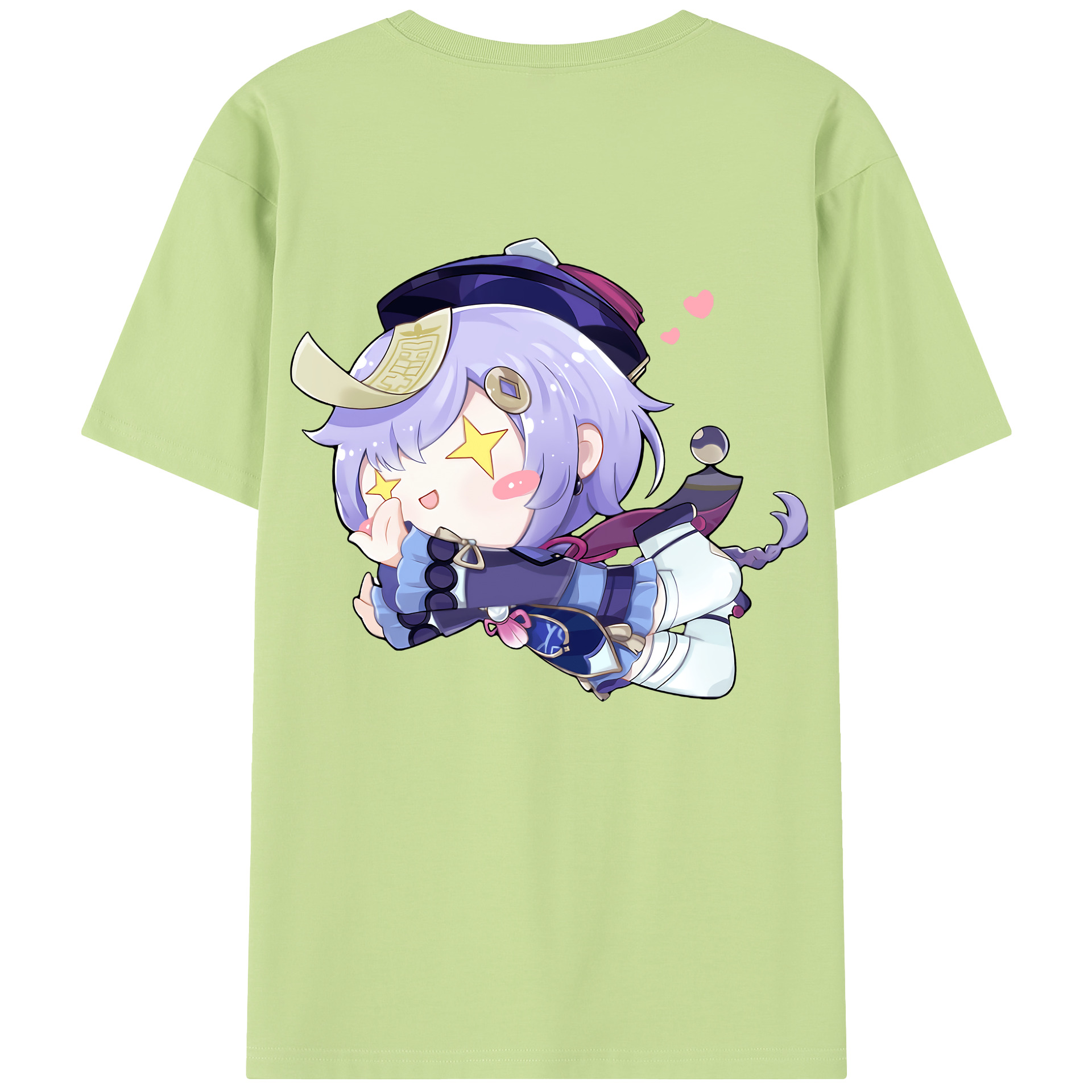 げんし神 七七 なな  genshin Nana 綿100％半袖Tシャツ（背面プリント）